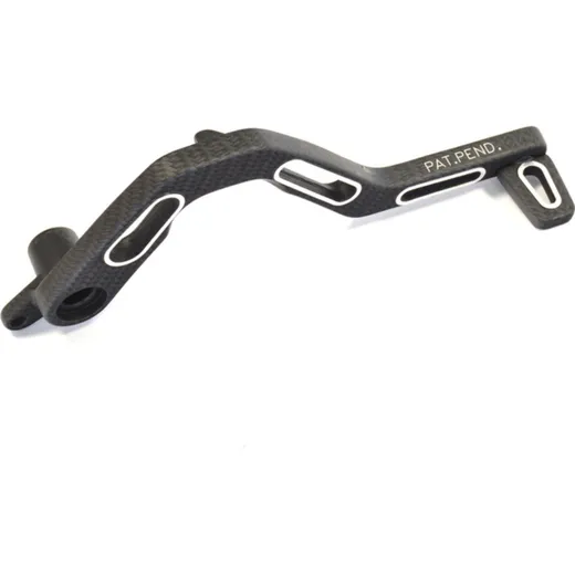 V PARTS Brake Pedal Aluminium Carbon Texture for: Derbi for CROSSCITY125, MULHACEN125, SENDA125