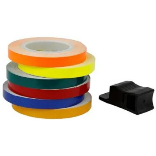Felgenzierstreifen Bihr 6Mx 7MM grün reflektierend