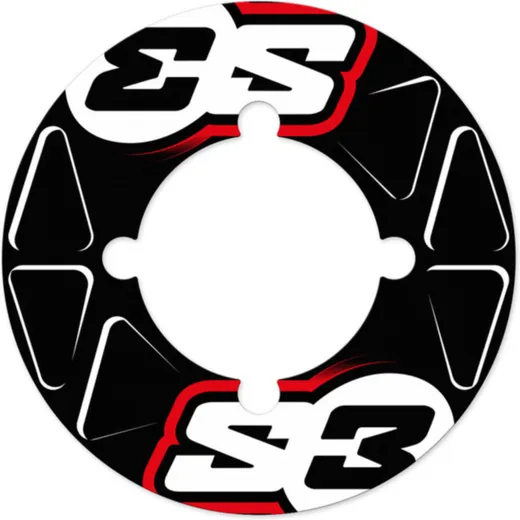 S3 Rear Sprocket Stickers 41/42/43/44 Teeth Red