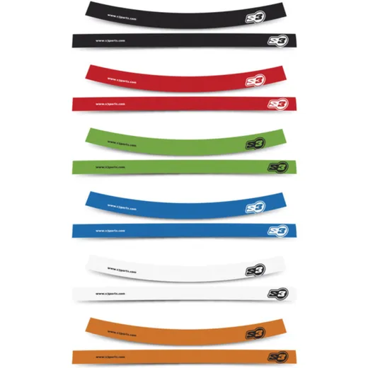 S3 Rim Stickers Black