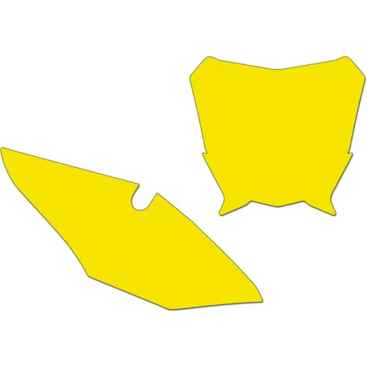 BLACKBIRD Plate Stickers Yellow for: Honda CRF450R for CRF250R