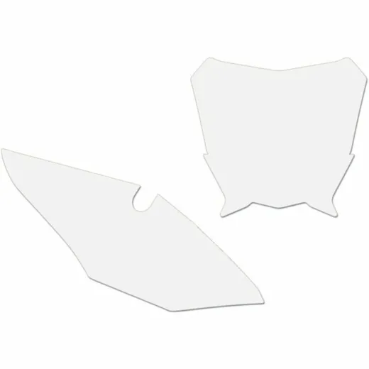 BLACKBIRD Startnummern-Untergründe weiss für: Honda CRF450R für CRF250R