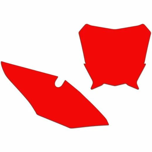 BLACKBIRD Plate Stickers Red for: Honda CRF450R for CRF250R