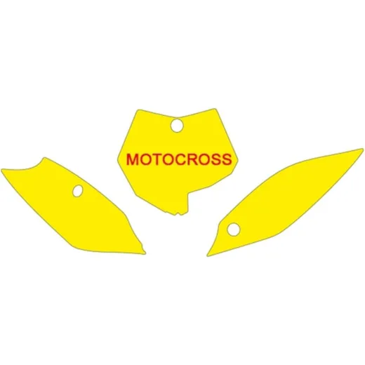 BLACKBIRD Plate Stickers Blue for: KTM SX85 for 85SX 3520/000007