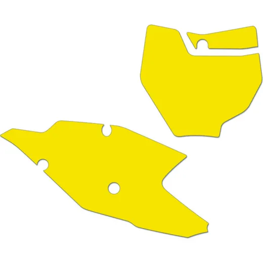 BLACKBIRD Number Plate Yellow for: KTM SX/SX-F for 125SX, 150SX, 250SX
