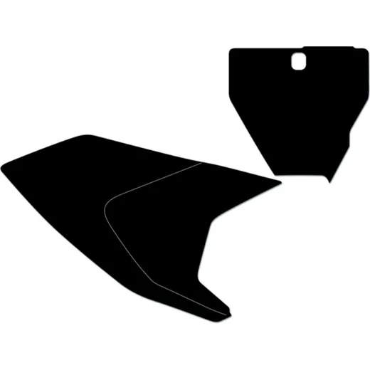 BLACKBIRD Number Plate Black for: Husqvarna TC/FC for FC250, FC350, FC450