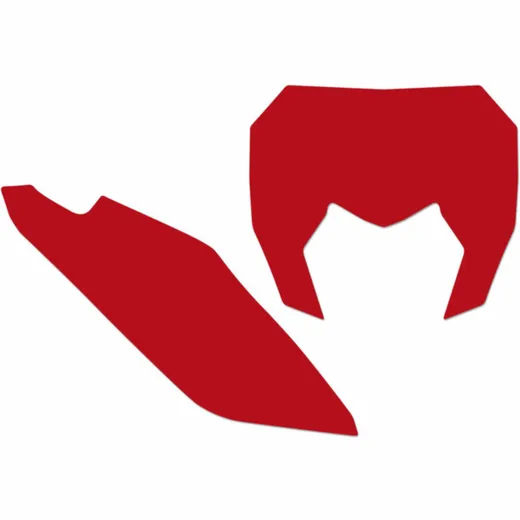 BLACKBIRD Plate Stickers Red for: Sherco SE/SE-F for 125SE-R, 250SEF-R, 250SE-R