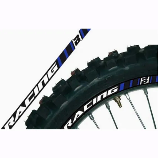 BLACKBIRD Wheel Graphic Stickers Blue Universal