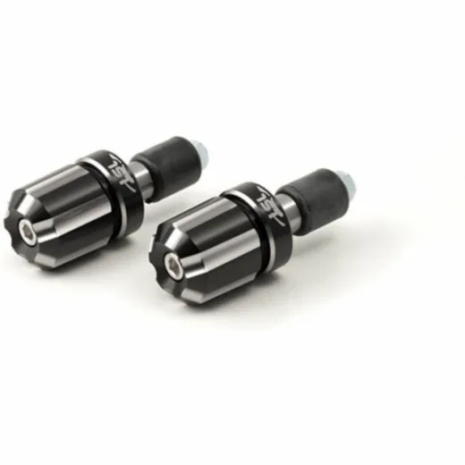 LSL Dual Dise Bar Ends Black/Silver