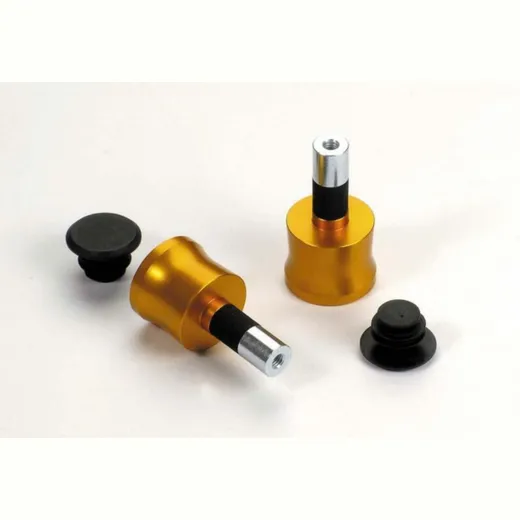LSL Handlebar Caps 14 For Grips Aluminium Gold