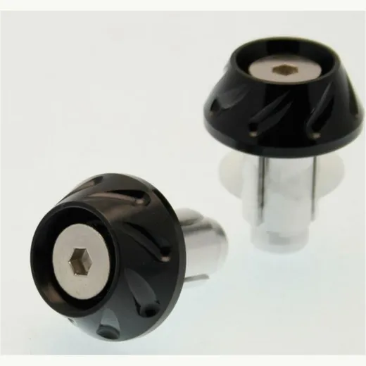 BIHR Next Bar Ends Ø14-17mm Black
