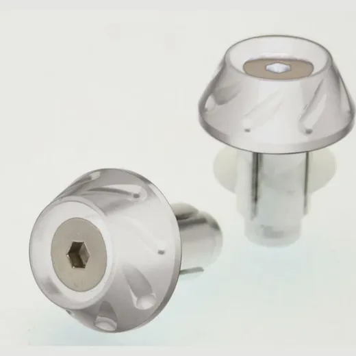 BIHR Next Bar Ends Ø14-17mm Silver