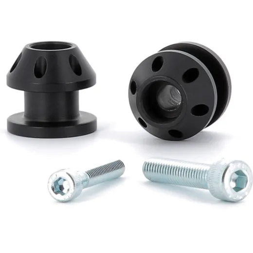 V-PARTS M6x1 Bobbins Aluminum Black