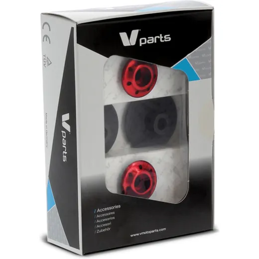 V-PARTS Bobbins M10x1,25 Red