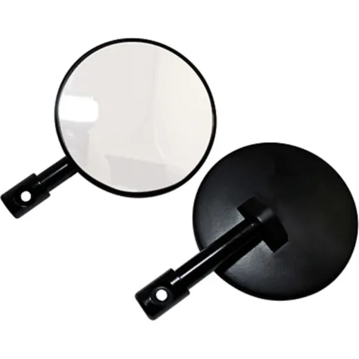 BIHR Mirror Universal 80mm - Black (pair)