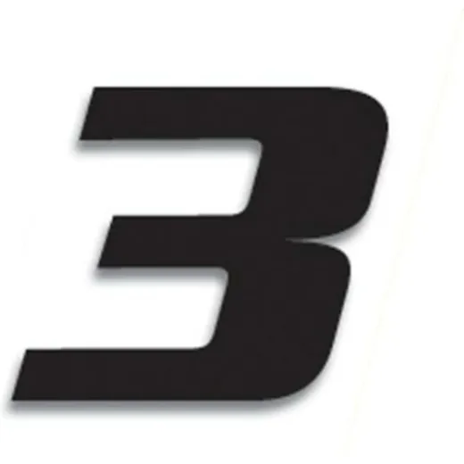 RENNNUMMERN SCHWARZ 3