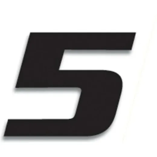 RENNNUMMERN SCHWARZ 5