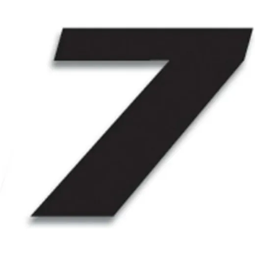 RENNNUMMERN SCHWARZ 7