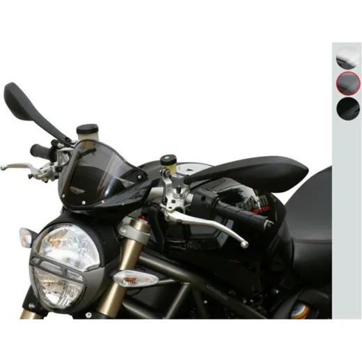 MRA Origin O Windshield - for: Ducati Monster for 1100MONSTER, 1200MONSTER, 696MONSTER