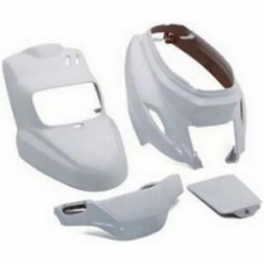 V PARTS Verkleidungs-Kit 4-teilig weiß für MBK BOOSTER, BOOSTERX Yamaha BW'S