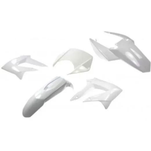 V PARTS Verkleidungs-Kit 6-teilig schwarz für Gilera RCR50, SMT50 Derbi SENDA50