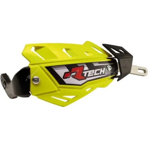 RACETECH FLX Full Protection Handguard Fluo Yellow w/ Aluminium Bar