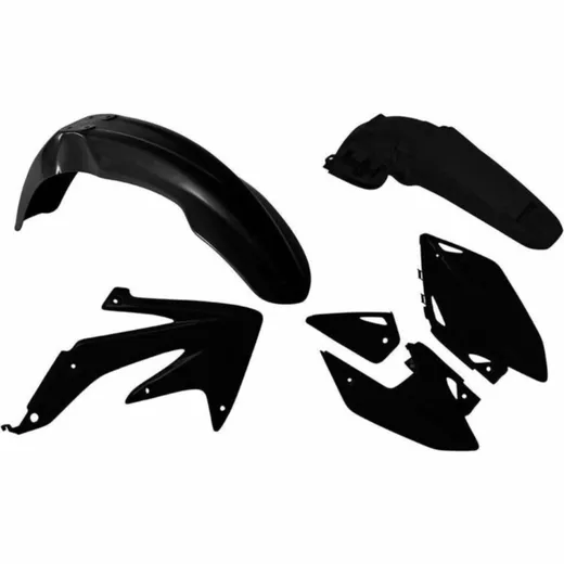 RACETECH Plastik-Kit schwarz für: Honda CRF450X