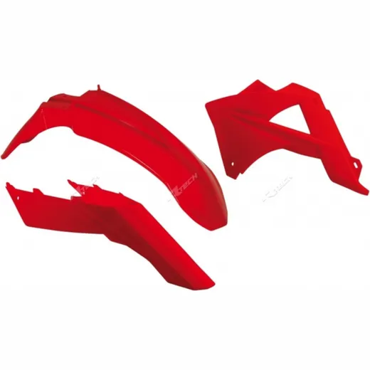 Kunststoff-Kit Racetech Originalfarbe rot für: Gas Gas EC125/250/300 für EC250, EC300, EC450 R-KITGAS-OEM-403
