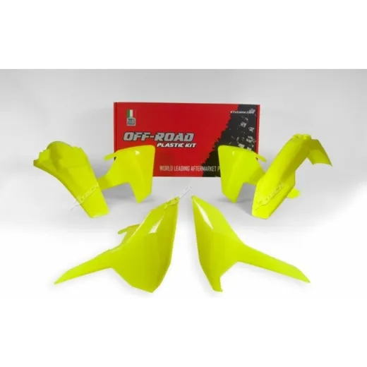 RACETECH Plastik-Kit neongelb für: Husqvarna TE/FE für FE250, FE350, FE450