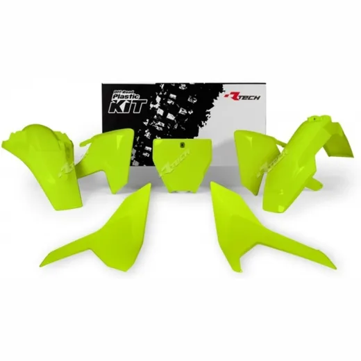 Kunststoff-Kit RACETECH gelb neon für: Husqvarna für FC250, FC350, FC450