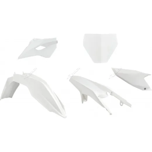 Kunststoff-Kit Racetech Originalfarbe weiß für: Husqvarna TC85