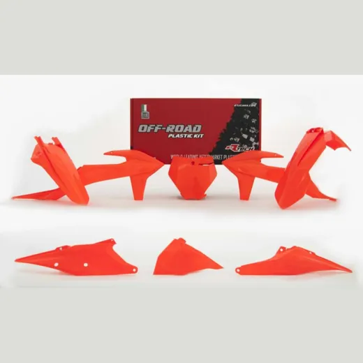 RACETECH Plastik-Kit neonorange für: KTM SX/SX-F für 125SX, 150SX, 250SX