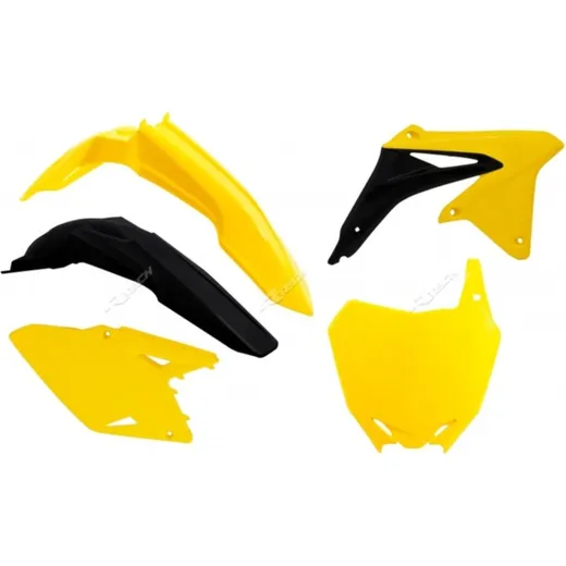 Kunststoff-Kit Racetech Originalfarbe 2014 gelb für Suzuki RM-Z450