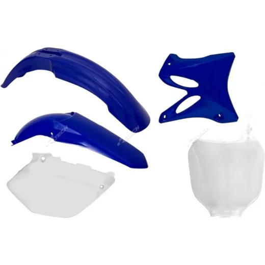 RACETECH Plastic Kit OEM Color Blue/White for: Yamaha YZ125/250 for YZ250