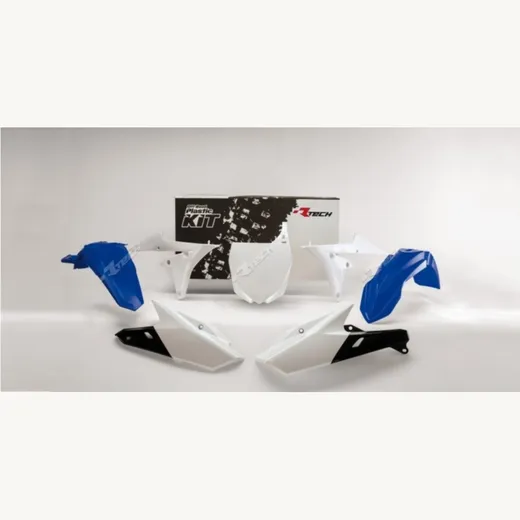 RACETECH Plastic Kit OEM Color Blue/White for: Yamaha YZ250/450F for YZ250F, YZ450F