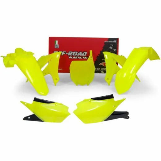 RACETECH Plastic Kit Neon Yellow for: Yamaha YZ-450F for YZ250F, YZ450F