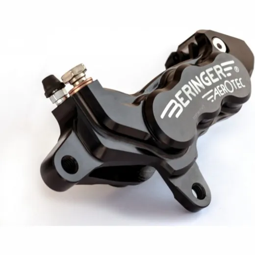 BERINGER Aerotec® Left Axial Brake Caliper 6 Pistons Ø27mm Schwarz für Honda CRF250R, CRF250X, CRF450R