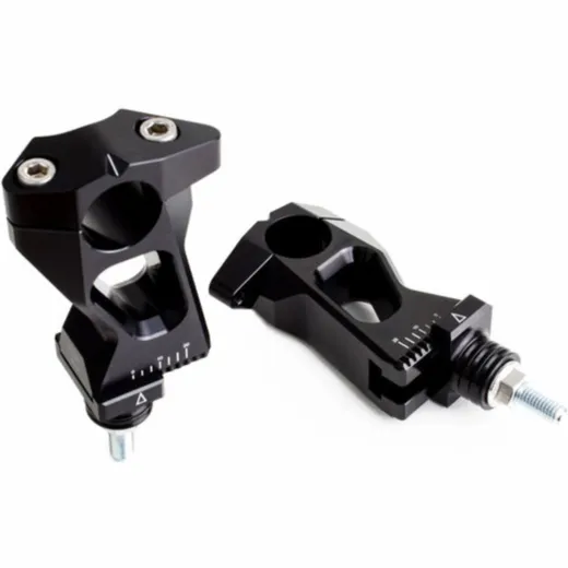 GILLES TOOLING 2DGT Verstellbare Lenkerhalterungen Schwarz/Rot für: Yamaha Tracer 900 für TRACER900