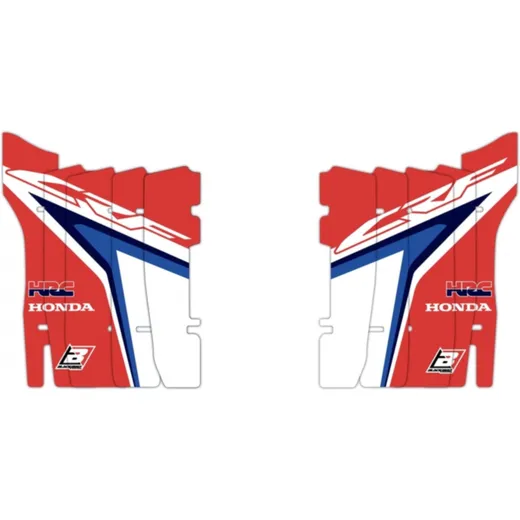 BLACKBIRD Replica Team HRC 2020 Radiator Louvers Graphic Kit for: Honda for CRF250L, CRF250R, CRF250X