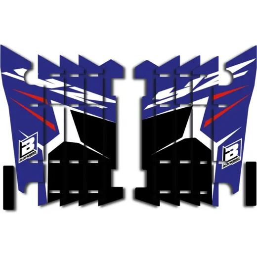 BLACKBIRD Dream Graphic 4 Kühlerlamellen Grafik-Kit für: Yamaha YZF/WRF für WR250, YZ250F, YZ450F