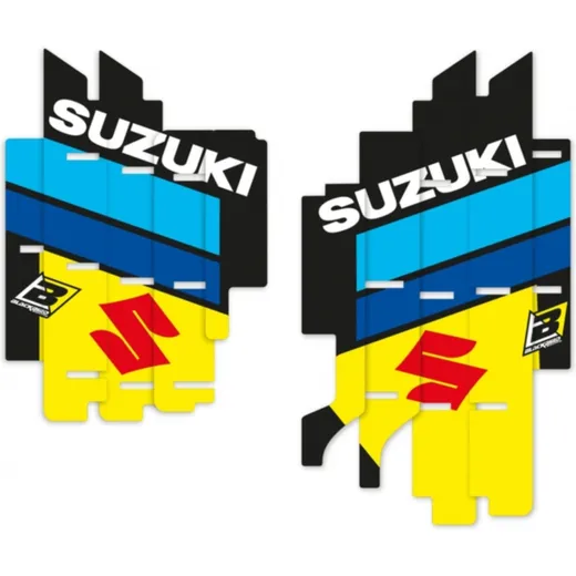 BLACKBIRD Replica Kevin Strijbos 2020 Kühlerlamellen Grafik Kit für Suzuki RM-Z250, RM-Z450