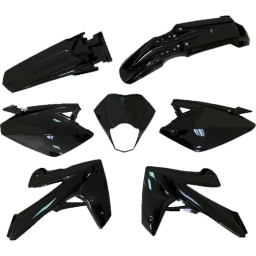 V PARTS Kunststoff-Kit OEM Typ Schwarz für: Beta RR für Rieju MRT50