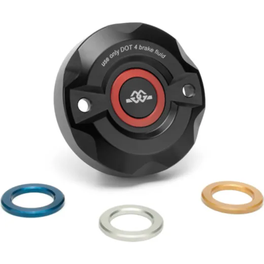 GILLES Front Brake Fluid Contenair Cover Black for Ducati, Aprilia, KTM