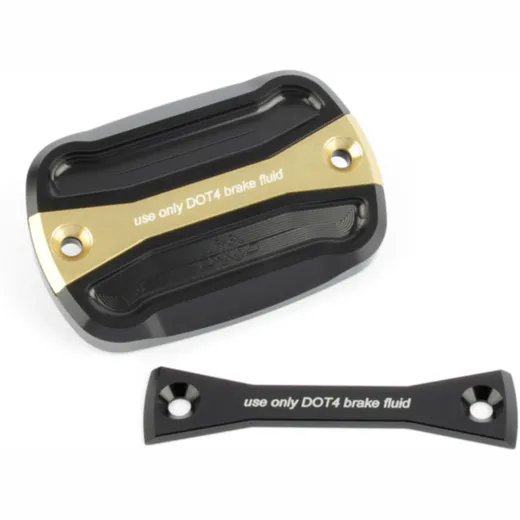 GILLES Front Brake Fluid Contenair Cover Gold for: Yamaha T-Max 530/560 for T-MAX530, T-MAX560