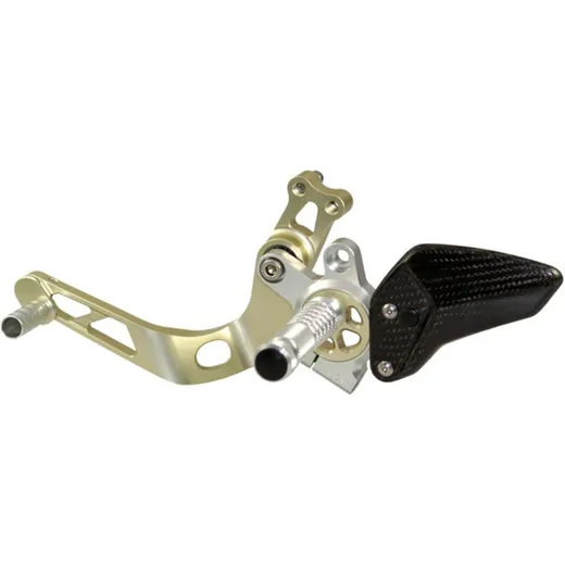 GILLES HP-01 Adjustable Rearset Black for: BMW R1200S
