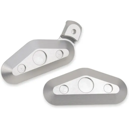 GILLES Footrest Blanking Plate Silver for Yamaha MT-09, XSR900