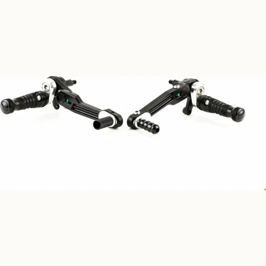 GILLES RCT10GT Adjustable Rearset Black/Silver for: Ducati Scrambler 800/1100 for SCRAMBLER1100, SCRAMBLER800