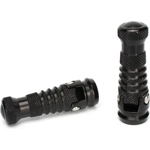 GILLES Foldable Footpegs Black