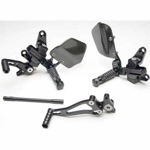 GILLES VCR38GT Adjustable Rearset Black for: Ducati for 1098, 1198, 848