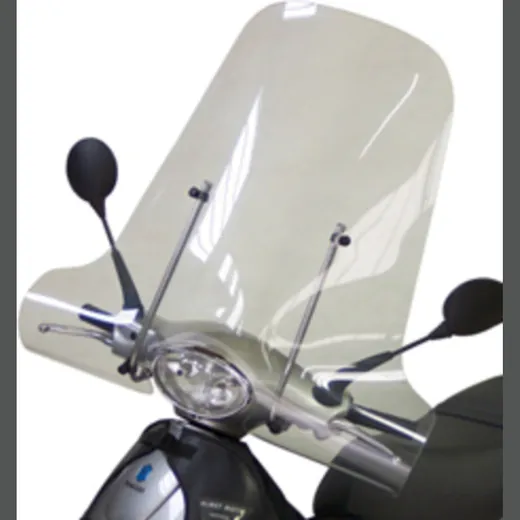 V PARTS Standard Windschutzscheibe Klar für: Piaggio für BEVERLY125, CARNABY125, FLY100